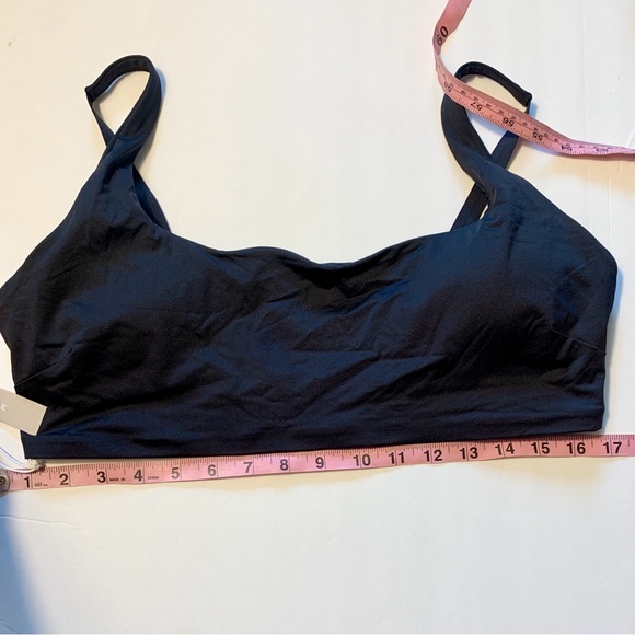 Everlane Women's NWT Black Square-Neck Bikini Top XL Bathing Suit Swim Beach - Picture 10 of 13